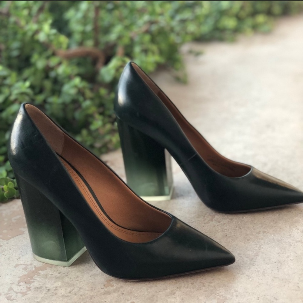 Tory Burch Francesca Green Block Heels